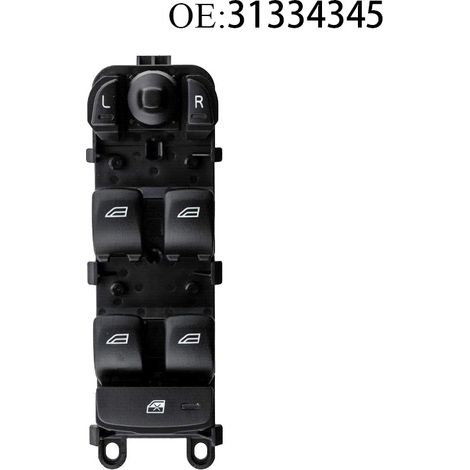 31334345 fits the window regulator switch unit of the Volvo S60L and XC60.