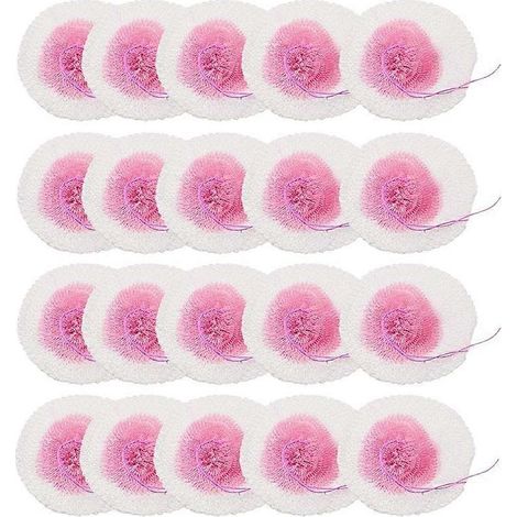 20 Stück 10 cm Glühstrümpfe aus Drahtgeflecht für Gaslaternen im Außenbereich, weiß-rosa (1/5)