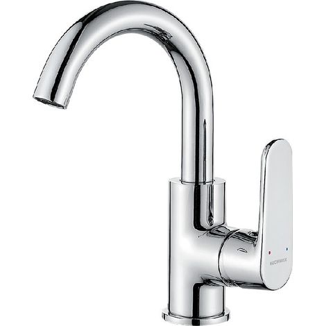 Rubinetto per lavabo U dima con beccuccio girevole (1/2)