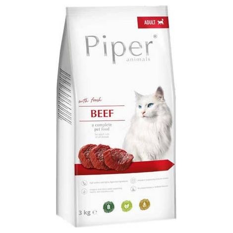 Katzenfutter Dolina Noteci Piper Animals Erwachsener Rindfleisch 3 Kg