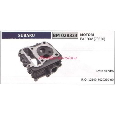 Testa cilindro SUBARU tagliaerba tosaerba rasaerba EA 190V (70320) 028333