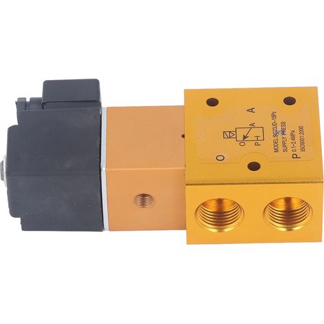 Électrovanne 3 voies 2 positions, guide extérieur G1/2", coupure haute pression, pour production AC220V (1/5)