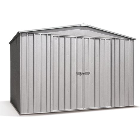 FOREST STYLE - Cobertizo de Jardín de Metal Fraser 6,4 m² (3,10 x 2,28 x 2,06 m) – Sistema de Montaje por Clip – Acero Galvanizado – Resistente a los Rayos UV – Estructura Reforzada (1/5)