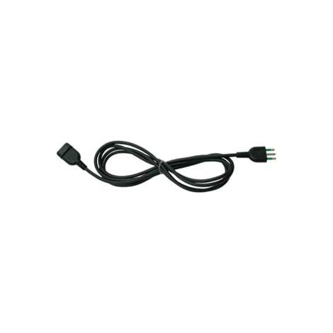 Rallonge Electrique Linéaire 3X0,75 Noir - 3 m