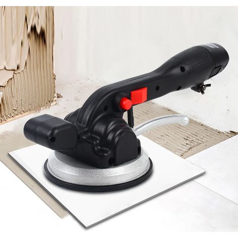 V06 schwarze Aluminium Platte Fliesen Fliesen Maschine, Batterie Fliesen Vibrator, 10000r / min, 6 Geschwindigkeiten