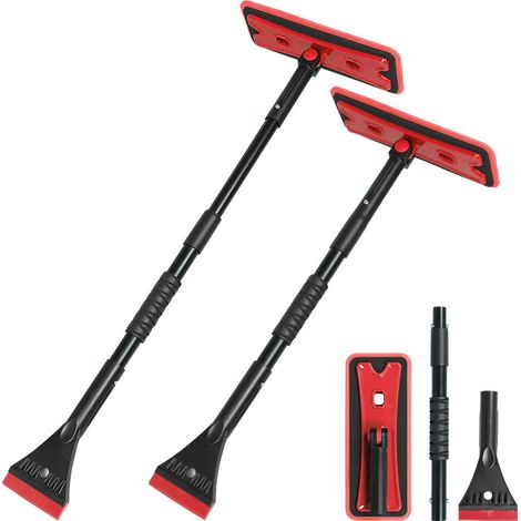 Outil de déneigement-outil de déneigement éponge brosse à neige multifonctionnelle évolutive 91 cm-2 pièces (1/2)