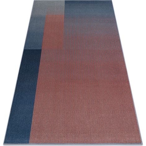 Teppich Wolle NAIN Geometrisch 7710/51944 rot / blau red 80x150 cm