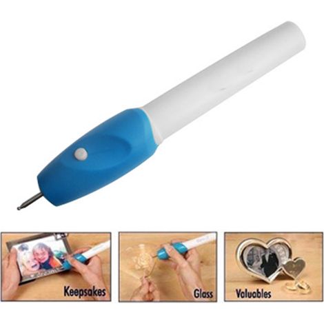 Kabelloser elektrischer Gravierstift, tragbares automatisches Gravierwerkzeug für DIY-Projekte auf Glas, Metall, Kunststoff und Leder (1/5)