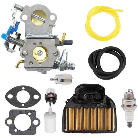 Carburateur WTA-29 pour tronçonneuses à essence Husqvarna 455, 460, C1M-EL35, CS2255 et 455E. (1/5)