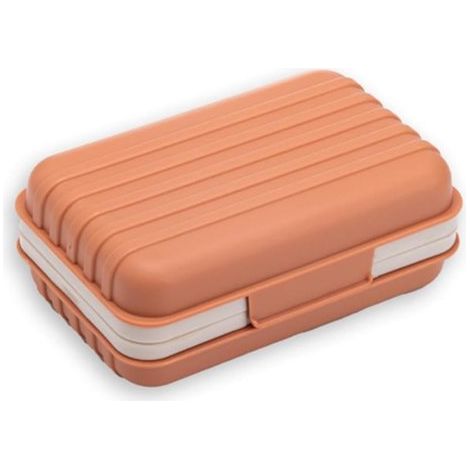 Seifenschale Seifenhalter PP Seifenbox Kleine Seifenbox mit Deckel Tragbare Seifenbox Badezimmeraccessoires Reisegröße Für Urlaub und Reisen 12 x (1/5)