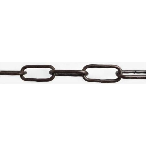 CATENA MAGLIA LUNGA RITORTA 2,5 MM 2,5 M NERO