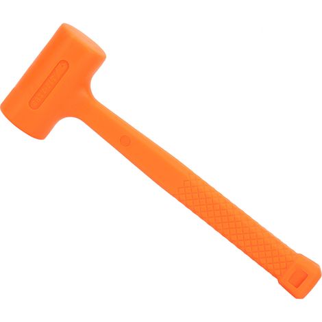 Marteau en caoutchouc non élastique, outil multifonctionnel pour la pose de parquets et de carrelages, petit marteau en cuir couleur champagne. (1/5)
