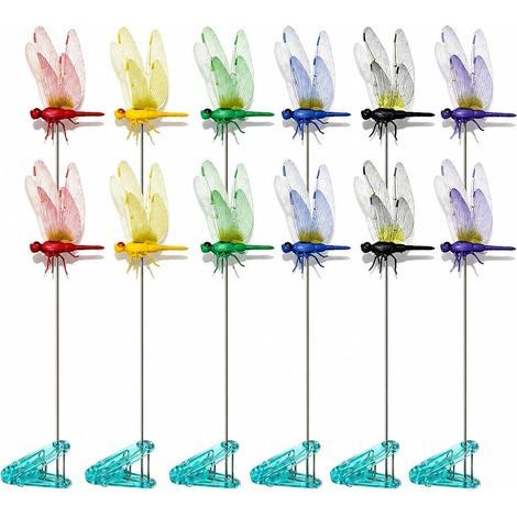 Packung mit 12 Insektenfallen (Stinktierform), 3D-Gartensteckern, Fliegenklatschen für Rehe, Pferde und den Außenbereich (1/5)