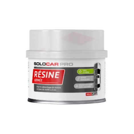 resina reforzada Solocar Pro 500g