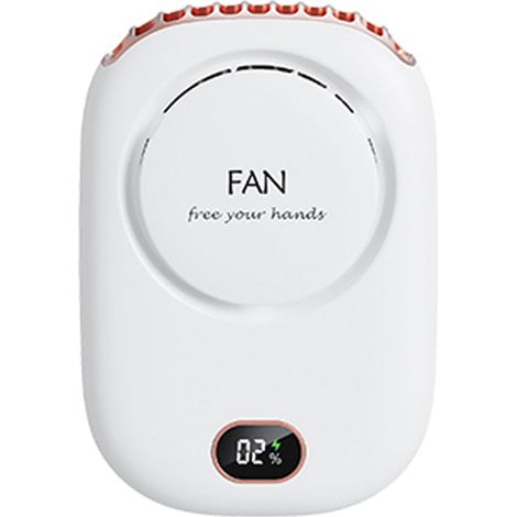 Mini ventilateur de cou, blanc, USB DQ203 (1/5)