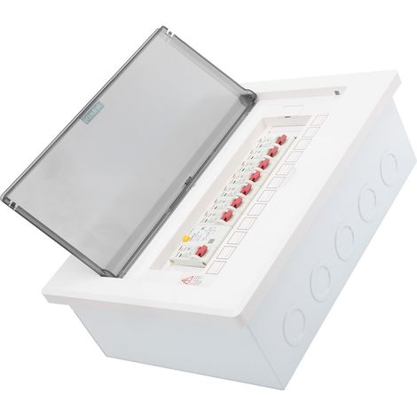 Boîte de distribution d'éclairage électrique 7 voies en plastique avec interrupteur de protection contre les fuites unipolaires 63 A (1/5)