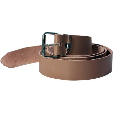 CINTURA DA LAVORO cm 120 x 3,5 col.cuoio