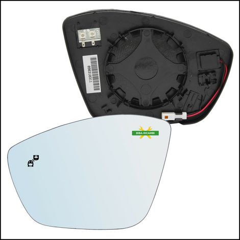 Specchietto blind spot lato guidatore per opel corsa f dal 2019
