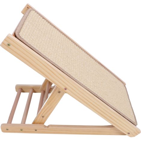 Rampe à griffer en sisal pour chat, hauteur réglable, protection de meubles, griffoir vertical pour faire les griffes de votre chat (1/5)