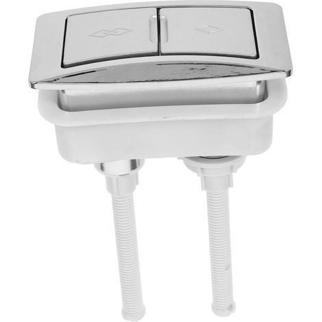 Bouton Double Chasse Toilette Carré Bouton (1/5)