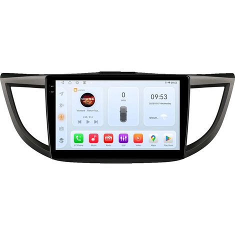 Autoradio, touchscreen, controllo vocale, compatibile con Honda CRV 4a generazione 2012-2014, QS6-4G 8Core-6G 64G, Quad Core-b (1/2)