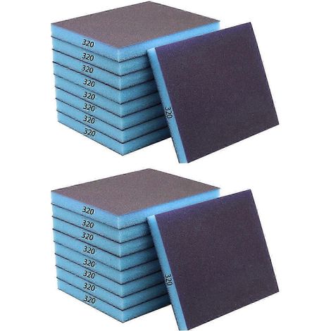 Éponges à poncer réutilisables, compatibles avec de multiples usages : bois, plastique, métal. Polissage efficace. Lot de 18, multicolores. (1/5)