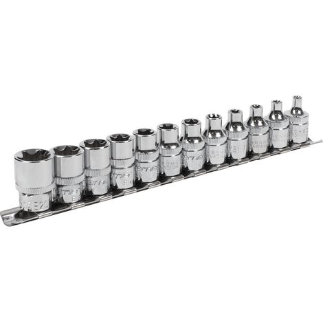 Sealey AK61806 Premier TRX-Star Socket Set 3/8""Sq Drive E4-E20 12pc