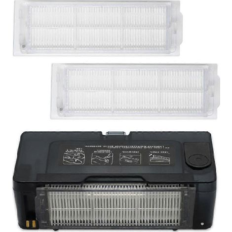 Pour Xiaomi Mijia aspirateur robot 2S, 3C, VIOMI V2, V3, XMSTJQR2S, B106CN et STYTJ02YM 2-in-1 réservoir d'eau filtre (1/5)