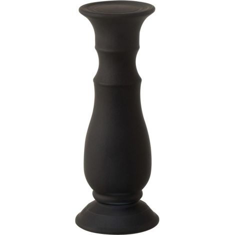 Chandelier Design en Verre "Gentle" 30cm Noir Mat (1/2)