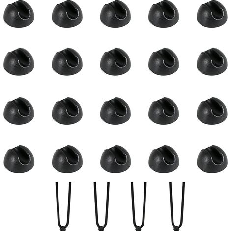 20pcs Chair Leg Caps, Hairpin Table Leg Protectors, Silicone Chair Pads, Chair Pads for Dining Table, Coffee Table Legs (1/5)