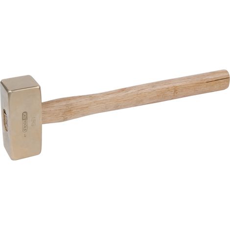 KS Tools BRONZEplus Fäustel 3000 g, mit Hickorystiel