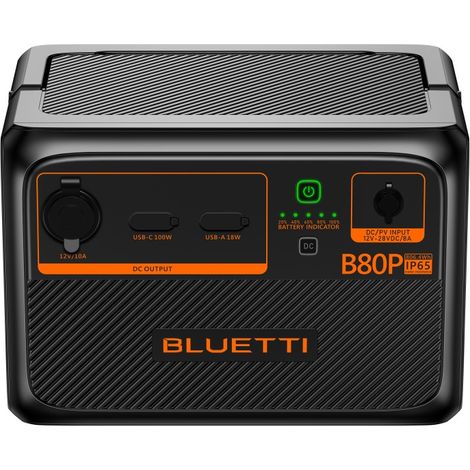 BLUETTI B80P Batería de Expansión 806Wh Compatible con AC60P, AC180P, EB70, EB55 (1/5)