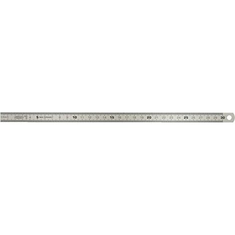 Ks Tools – Réglet flexible en acier inoxydable 150mm – Largeur 13mm – Graduation 0,5mm – Bords arrondis pour sécurité