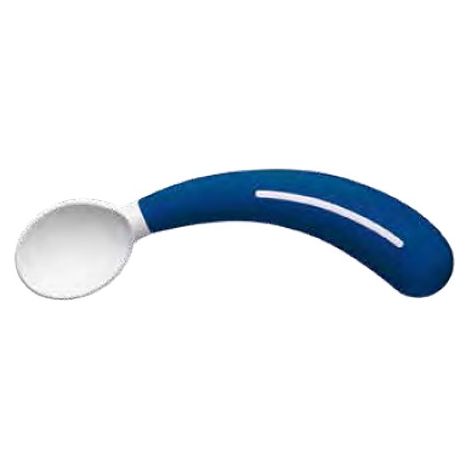 Cuillère coudée de sécurité pour droitier pour enfants