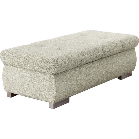 Banco tapizado Comfivo Nitor I, Manza 04, 39x60x120cm, Diámetro: 0, Tapiz, Patas: Plástico, 0