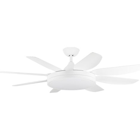 Orbegozo ventilador de techo con luz CP 133140, 6 velocidades, motor DC, 8 aspas, mando a distancia, temporizador, 140 cm diámetro, 55 W (1/3)