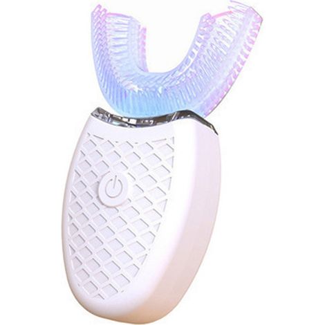 Spazzolino elettrico 2 in 1 - Sbiancante per denti - Spazzolino a 360° - Kit sbiancante intelligente - Spazzolino - Kit sbiancante - Sbiancamento denti - Spazzolino - Elettrico - Spazzolino a 360° - B (1/5)