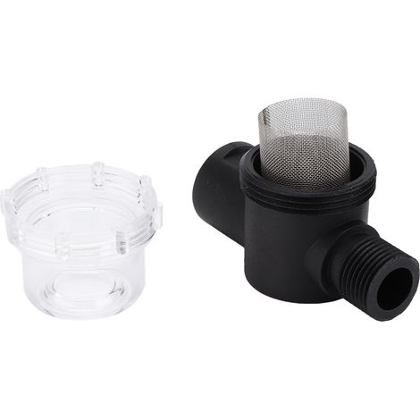 Filtre à eau pour pompe 50 mesh, tamis en acier inoxydable avec raccord fileté 1/2 pouce pour camping-car (1/5)