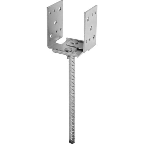 Pied de Poteau Réglable à Ancrer Type Paulr - 80x151x130x250x20x4 mm - D-Work (1/5)