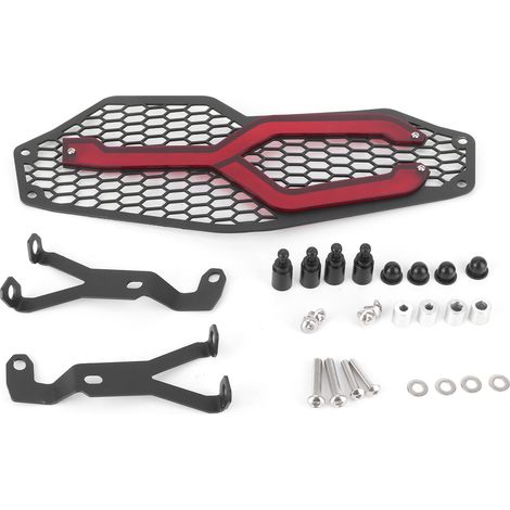 Grille de protection phare avant pour moto, compatible avec F750GS/F850GS 2018-2019, rouge