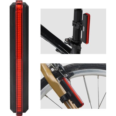 Lampe arrière vélo LED clignotante, sécurité cyclisme, feu arrière pour signalisation