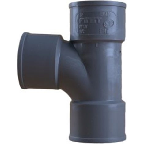 Té pied de biche PVC 87°30 Femelle Femelle Ø32 - First Plast (1/4)