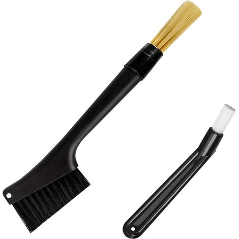Ensemble d'accessoires pour moulin à café (2 pièces), brosse de nettoyage, pour le dosage, le nettoyage ou l'entretien lors de la préparation du café expresso.-AquaForge (1/5)