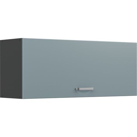 Armario colgante R-Line, Gris azulado/Antracita, 100 cm Plano, Vicco (1/5)