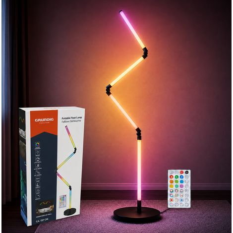 Grundig lampadaire Noir H137xl20xL20cm (1/5)