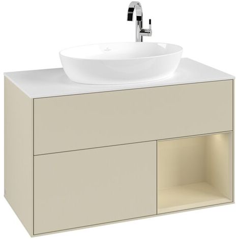 Villeroy & Boch F901HJHJ Meuble sous-lavabo Finion F90 (1/3)