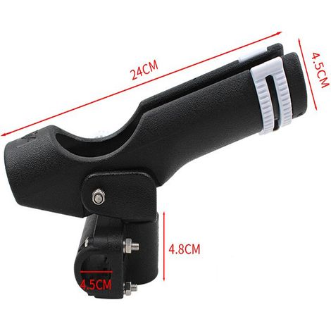Boat accessories, boat and yacht accessories, rotating fishing rod holder, portable plastic fishing rod holder, fishing rod bracket, rotating fishing rod holder, plastic fishing rod base.--DTEKGAZ