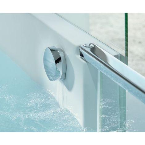 Baignoire SHOWER & BATH 1700x750mm Coin re we Porte Verre clair