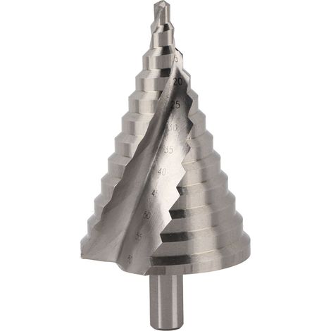 Step Drill Bit Pagoda Cone Spiral Groove Bearing Steel Reaming Hole Tool Hardware 6‑60mm