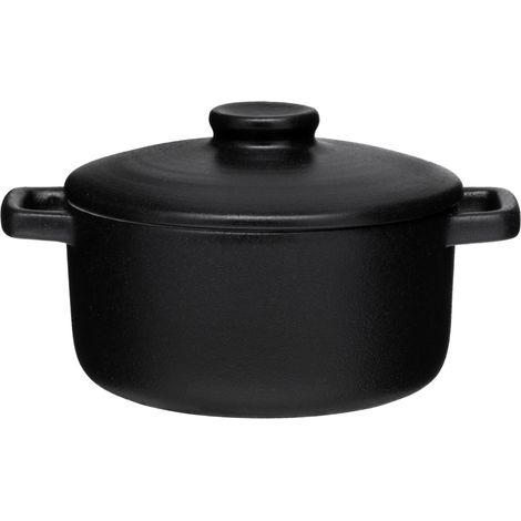 Plat en céramique pour le four, avec couvercle, Ø 12 cm (1/2)